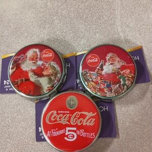 Coca-Cola Santa Claus Ornaments (A-32)